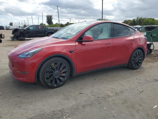 TESLA MODEL Y 2022 with VIN 7SAYGDEF5NF319859 - Photo from auction