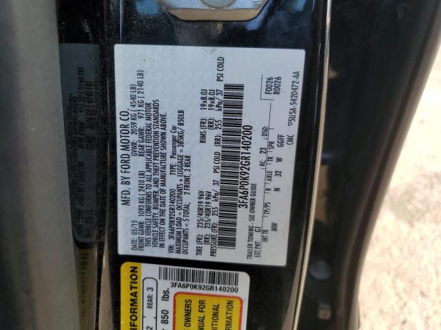 Photo 13 from auction – 2016 FORD FUSION TIT with VIN 3FA6P0K92GR140200