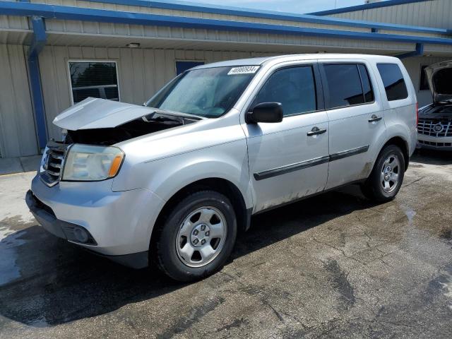 HONDA PILOT LX 2013 with VIN 5FNYF4H29DB008152 - Photo from auction