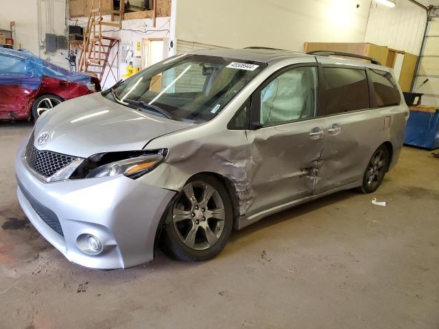 TOYOTA SIENNA SE 2016 with VIN 5TDXK3DC4GS705745 - Photo from auction