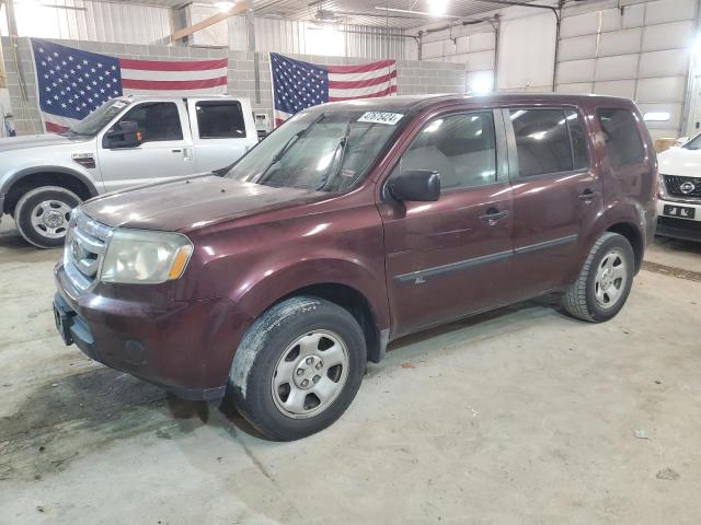 HONDA PILOT LX 2010 with VIN 5FNYF3H24AB017671 - Photo from auction