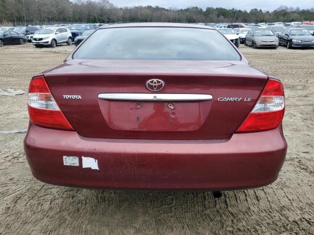 Photo 6 from auction – 2003 TOYOTA CAMRY LE with VIN 4T1BE32K43U132214