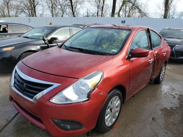 NISSAN VERSA S 2017 with VIN 3N1CN7APXHK417037 - Photo from auction
