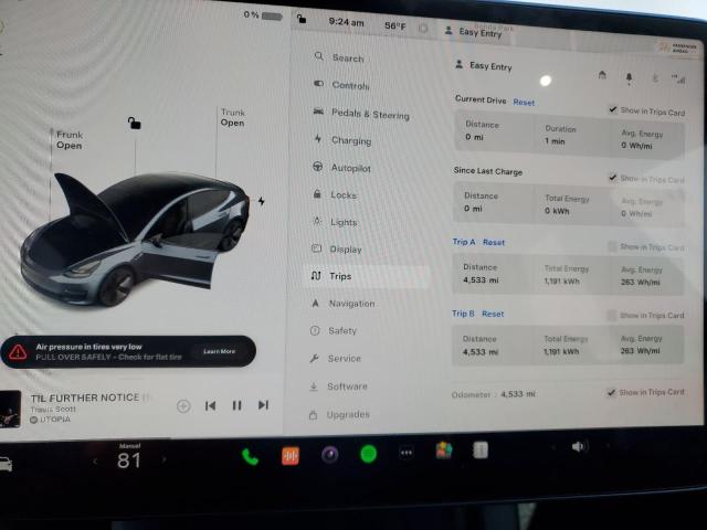 Photo 9 from auction – 2023 TESLA MODEL 3 with VIN 5YJ3E1EA2PF652944