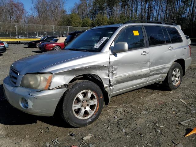 TOYOTA HIGHLANDER 2002 with VIN JTEGF21A020039783 - Photo from auction