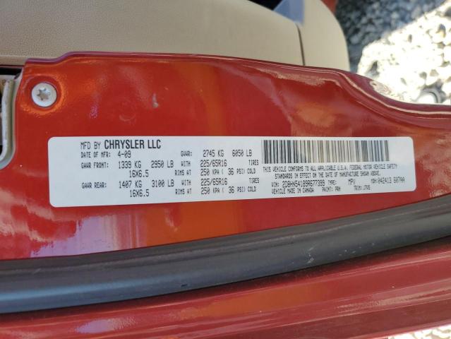 Photo 14 from auction – 2009 DODGE GRAND CARA with VIN 2D8HN54189R677399