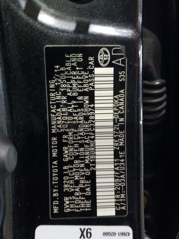 Photo 13 from auction – 2015 TOYOTA COROLLA L with VIN 2T1BURHE4FC328974