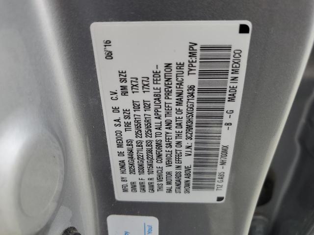 Photo 13 from auction – 2016 HONDA CR-V EX with VIN 3CZRM3H5XGG713436
