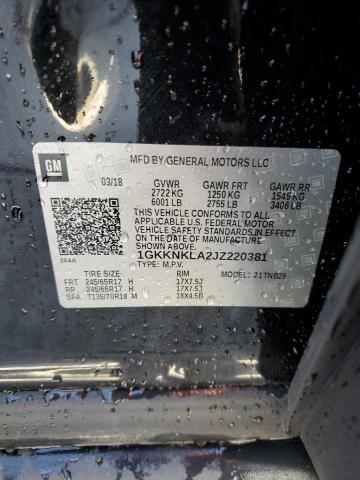 Photo 14 from auction – 2018 GMC ACADIA SLE with VIN 1GKKNKLA2JZ220381