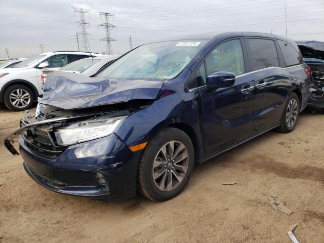 Photo 1 from auction – 2022 HONDA ODYSSEY EX with VIN 5FNRL6H78NB034277