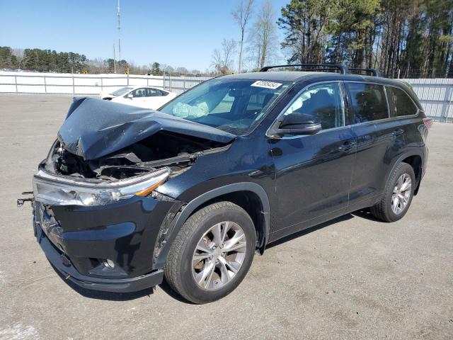 TOYOTA HIGHLANDER 2015 with VIN 5TDBKRFH4FS220591 - Photo from auction