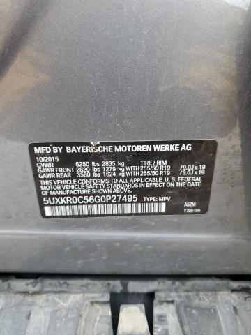 Photo 14 from auction – 2016 BMW X5 XDRIVE3 with VIN 5UXKR0C56G0P27495