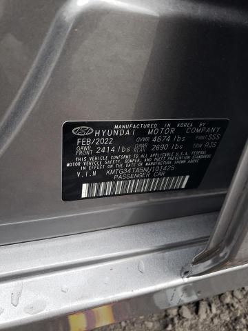 Photo 12 from auction – 2022 GENESIS G70 BASE with VIN KMTG34TA5NU101425
