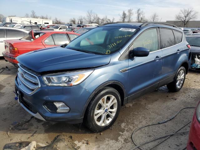 FORD ESCAPE SEL 2018 with VIN 1FMCU0HD7JUC75489 - Photo from auction