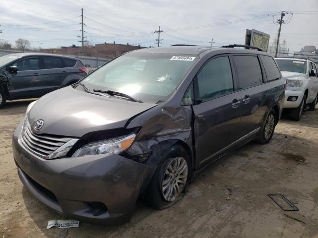 TOYOTA SIENNA XLE 2017 with VIN 5TDYZ3DC5HS858703 - Photo from auction