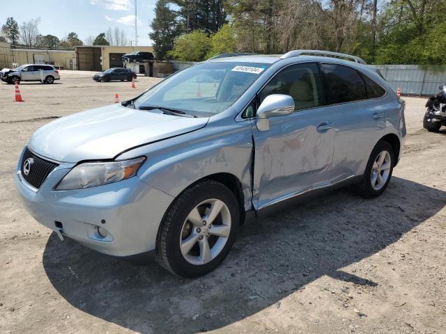 LEXUS RX 350 2010 with VIN 2T2BK1BA3AC015870 - Photo from auction