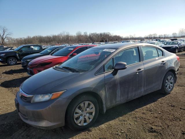 HONDA CIVIC LX 2012 with VIN 19XFB2F56CE107729 - Photo from auction