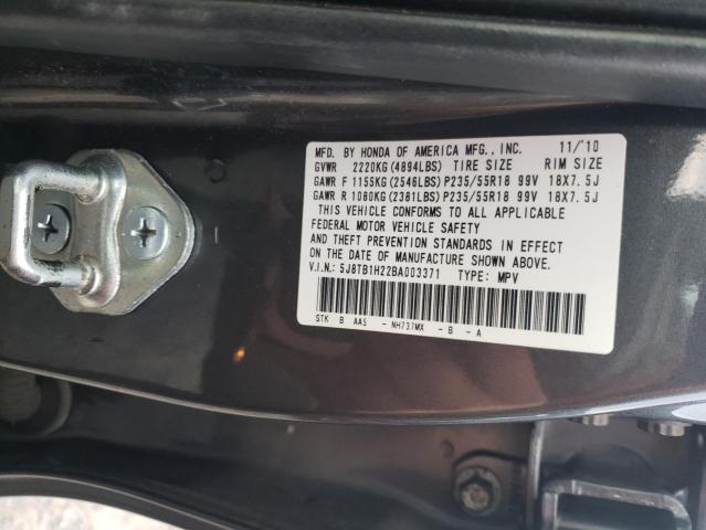 Photo 13 from auction – 2011 ACURA RDX with VIN 5J8TB1H22BA003371