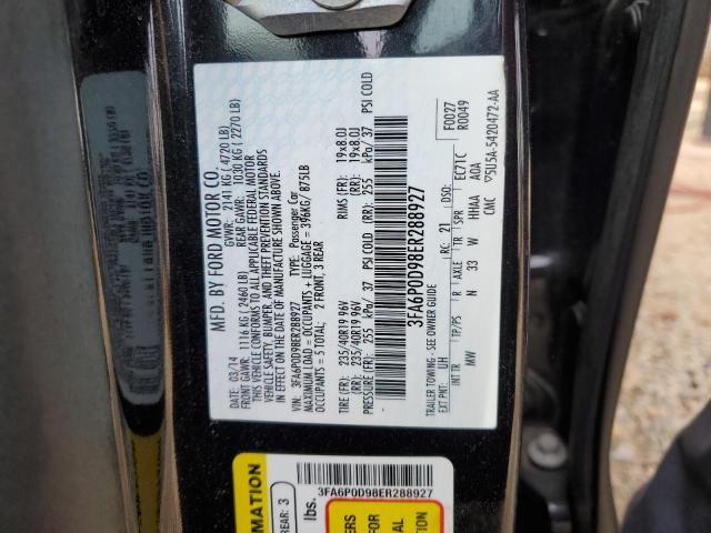 Photo 13 from auction – 2014 FORD FUSION TIT with VIN 3FA6P0D98ER288927