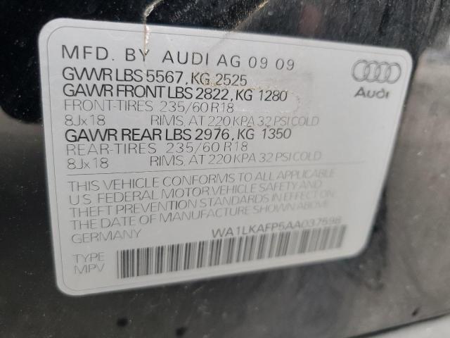 Photo 14 from auction – 2010 AUDI Q5 PREMIUM with VIN WA1LKAFP5AA037598