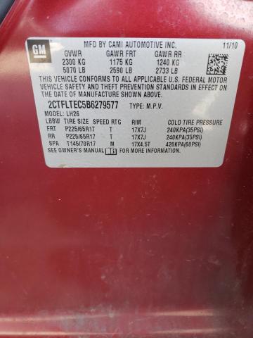 Photo 13 from auction – 2011 GMC TERRAIN SL with VIN 2CTFLTEC5B6279577