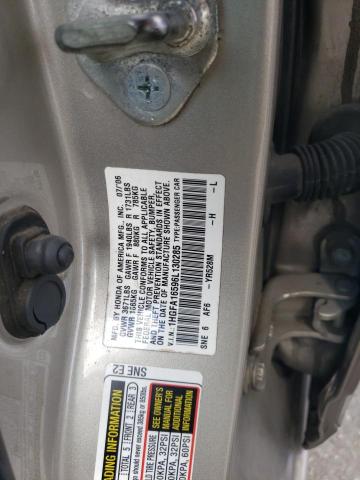 Zdjęcie 12 z aukcji – 2006 HONDA CIVIC LX z VIN 1HGFA16596L130285