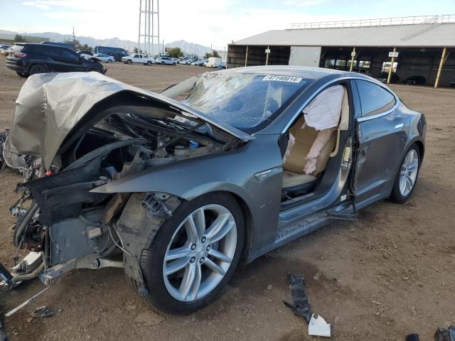 TESLA MODEL S 2015 with VIN 5YJSA1E28FF117308 - Photo from auction