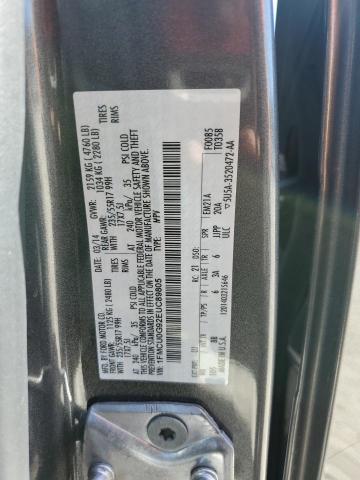 Photo 14 from auction – 2014 FORD ESCAPE SE with VIN 1FMCU0G92EUC89805