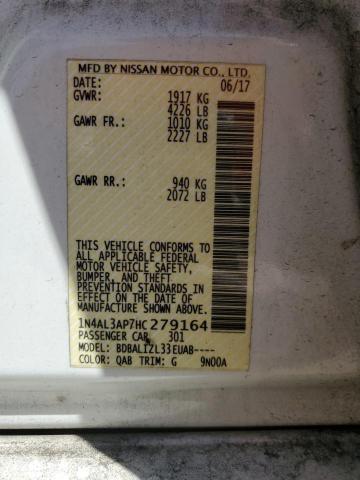 Photo 12 from auction – 2017 NISSAN ALTIMA 2.5 with VIN 1N4AL3AP7HC279164