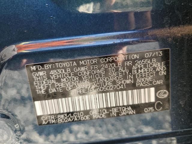Photo 12 from auction – 2013 LEXUS GS 350 with VIN JTHBE1BL6D5027041