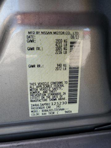 Photo 13 from auction – 2014 NISSAN ALTIMA 2.5 with VIN 1N4AL3AP9EC125230