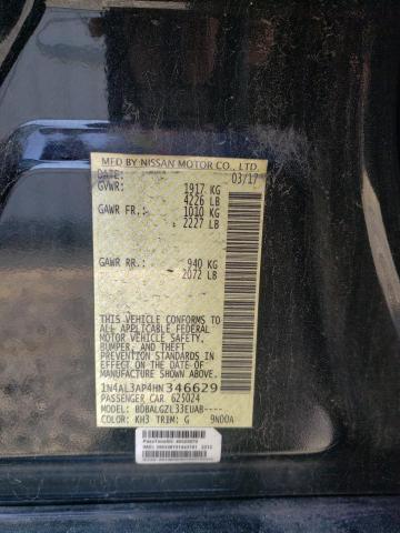 Photo 12 from auction – 2017 NISSAN ALTIMA 2.5 with VIN 1N4AL3AP4HN346629
