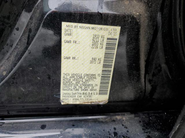 Photo 12 from auction – 2015 NISSAN ALTIMA 2.5 with VIN 1N4AL3AP7FN863453
