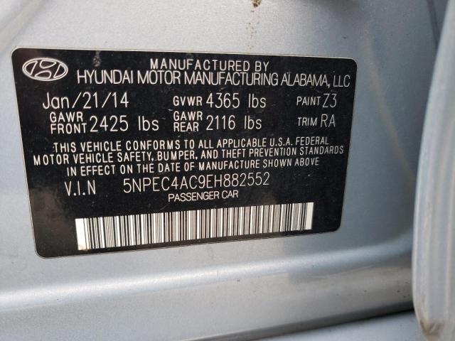 Photo 12 from auction – 2014 HYUNDAI SONATA with VIN 5NPEC4AC9EH882552