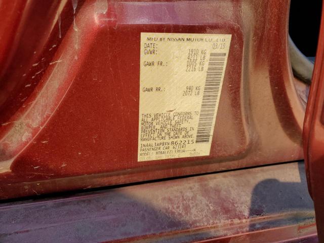 Photo 12 from auction – 2015 NISSAN ALTIMA 2.5 with VIN 1N4AL3AP8FN862215