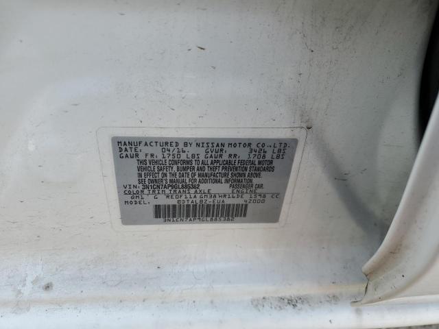 Photo 12 from auction – 2016 NISSAN VERSA S with VIN 3N1CN7AP9GL885382