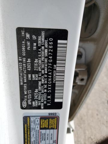 Photo 12 from auction – 2015 KIA OPTIMA EX with VIN 5XXGN4A77FG472660