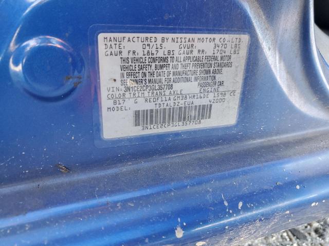 Photo 12 from auction – 2016 NISSAN VERSA NOTE with VIN 3N1CE2CP3GL357708
