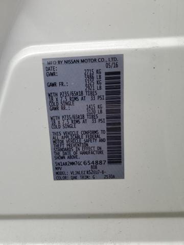 Photo 14 from auction – 2016 NISSAN PATHFINDER with VIN 5N1AR2MM7GC654887