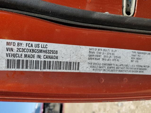 Photo 12 from auction – 2021 DODGE CHARGER SX with VIN 2C3CDXBG5MH632938