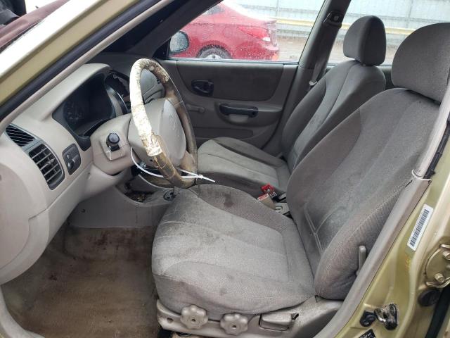 Photo 7 from auction – 2000 HYUNDAI ACCENT GL with VIN KMHCG45G8YU082646