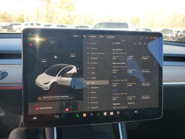 Photo 9 from auction – 2021 TESLA MODEL Y with VIN 5YJYGDED6MF105912