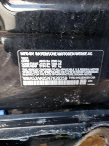 Photo 12 from auction – 2022 BMW 228I with VIN WBA53AK05N7K28359