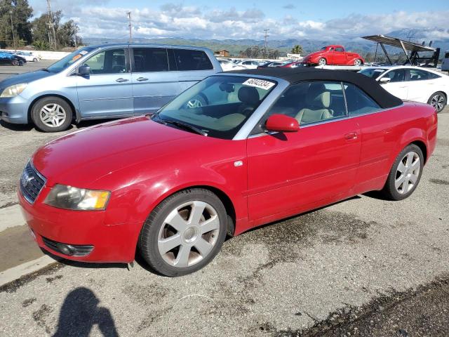 AUDI A4 1.8 CAB 2005 with VIN WAUAC48H95K002447 - Photo from auction