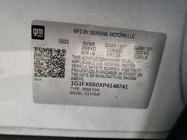 Photo 12 from auction – 2023 CHEVROLET BOLT EV 2L with VIN 1G1FX6S0XP4148741