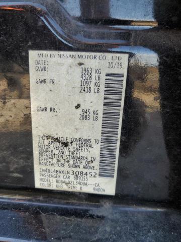 Photo 13 from auction – 2020 NISSAN ALTIMA S with VIN 1N4BL4BVXLN308452