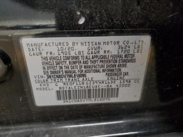 Photo 12 from auction – 2021 NISSAN VERSA S with VIN 3N1CN8DV7ML818095