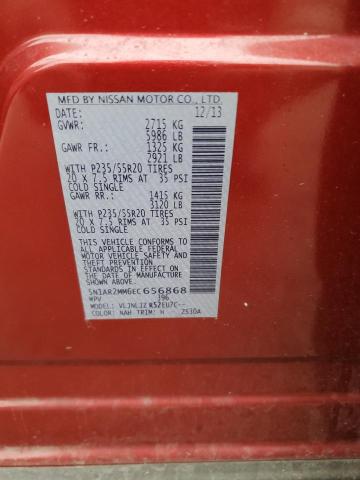 Photo 12 from auction – 2014 NISSAN PATHFINDER with VIN 5N1AR2MM6EC656868