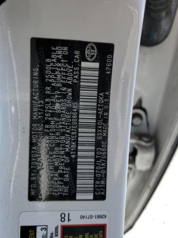 Photo 12 from auction – 2014 TOYOTA AVALON BAS with VIN 4T1BK1EB7EU086485