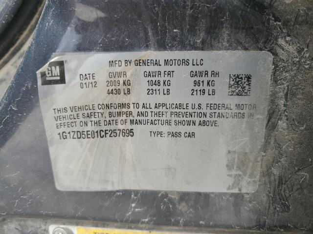 Photo 12 from auction – 2012 CHEVROLET MALIBU 2LT with VIN 1G1ZD5E01CF257695